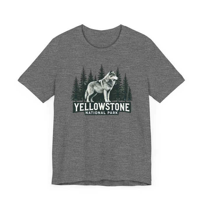 Yellowstone National Park Unisex Jersey Short Sleeve Tee Camping Tshirt Hiking Explore