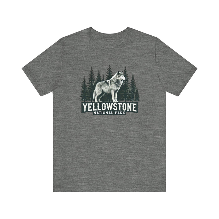 Yellowstone National Park Unisex Jersey Short Sleeve Tee Camping Tshirt Hiking Explore