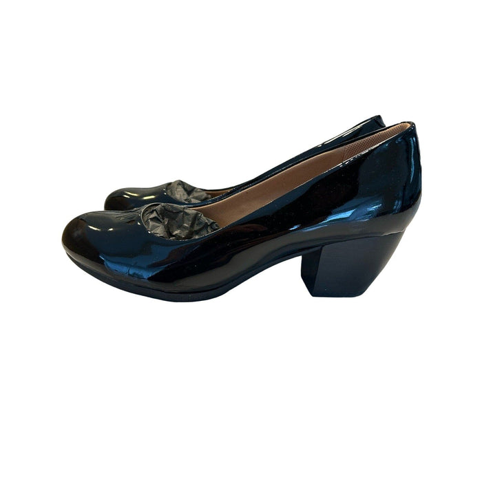 Comfortiva Amora Black Patent Leather – Stylish Comfort for Every Step!