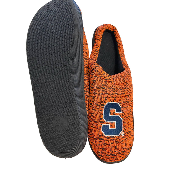 FOCO Mens NCAA Syracuse Orangemen Poly Knit Slippers SZ XL