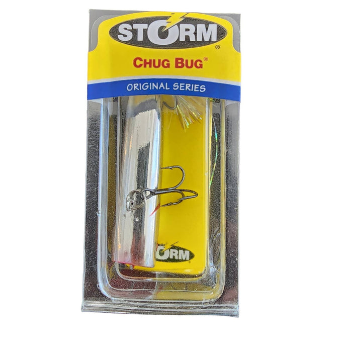 Storm Rattlin' Chug Bug 2-1/2" Topwater Fishing Lure 1/4oz Metallic Silver