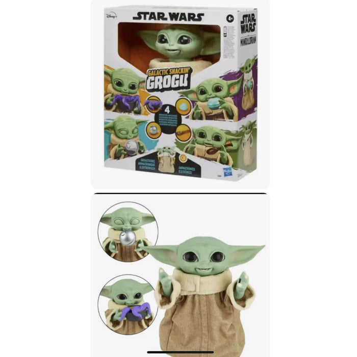 Star Wars Galactic Snackin' Grogu * Interactive Baby Yoda Toy Collectible Gift