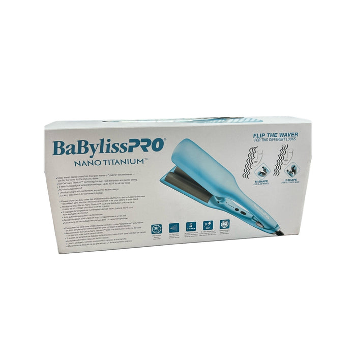 BaBylissPRO Nano Titanium Ionic Deep Waver - Frizz-Free Glam Waves