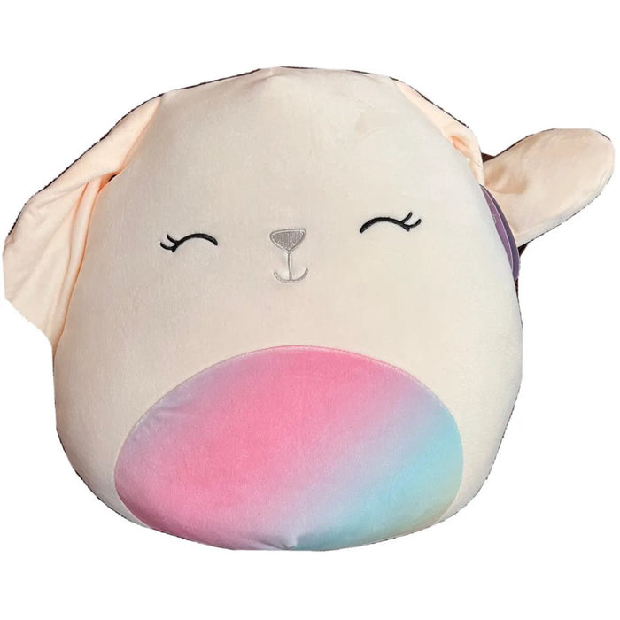 Squishmallows 14" Robyne Rabbit Ivory Rainbow Belly 2023 Easter Bunny New Tags