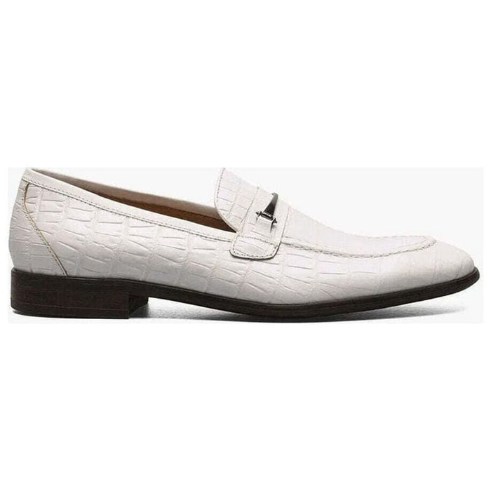 Stacy Adams Ferdinand Moc Toe Bit Slip On, Size 8M