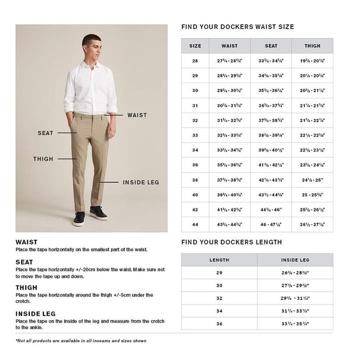 Dockers Men's Classic Fit Signature Lux Pants-Pleated SZ 48X30 * men921