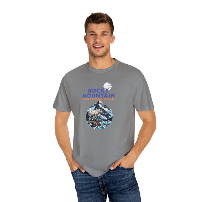 Rocky Mountain National Park Mountain Goat T-Shirt Wildlife Adventure Tee