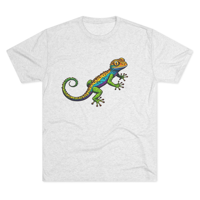 Gecko  Tri-Blend Premium  Unisex T-Shirt. Soft  Lightweight Quality and  Comfort