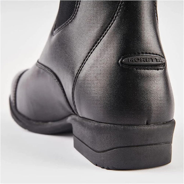 "Moretta Clio Paddock Boots - Black, Size 5, Stylish and Practical Design"