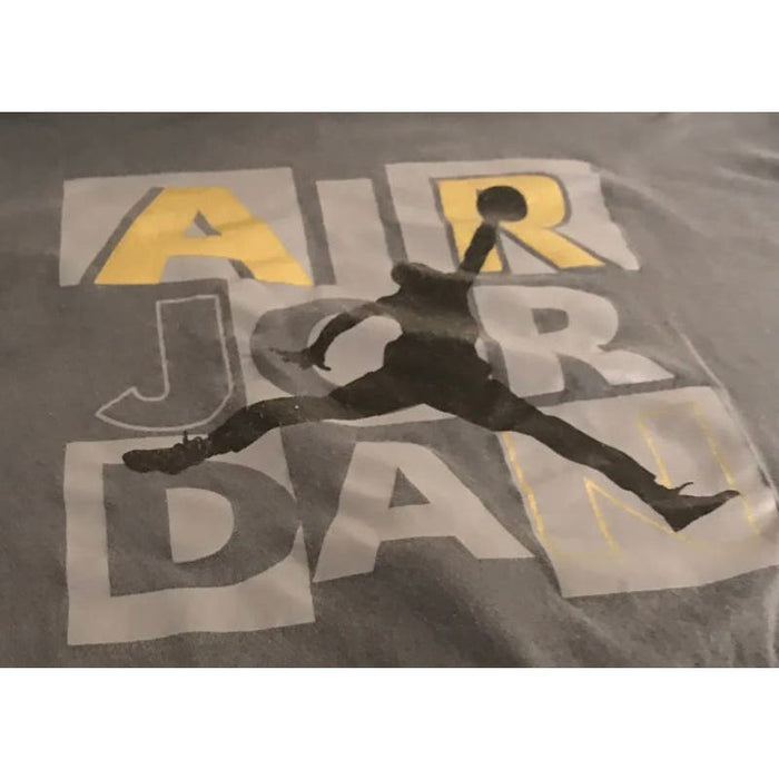 Vintage Inspired Nike Air Jordan Jumpman T-Shirt - Gray, Size Medium * MTS28