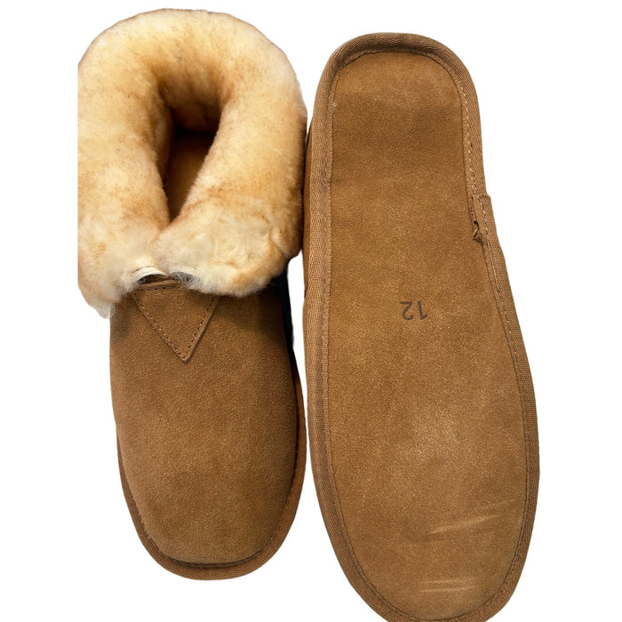 Cloud Nine Sheepskin Fuzzies Men's Soft Sole Bootie Slipper, Size 12 M Shoes