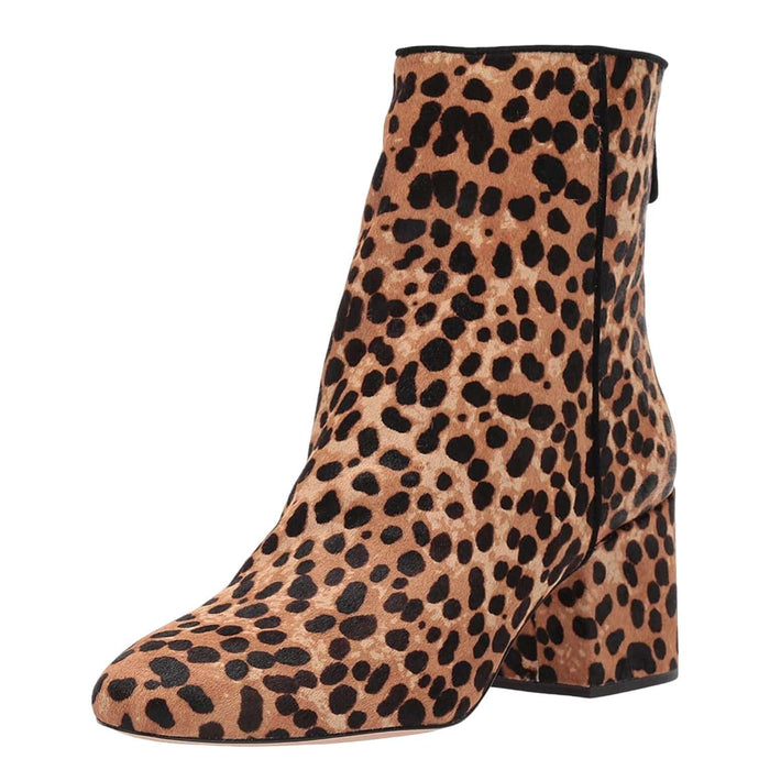 J.Crew Haircalf Pointy Toe Sadie Boot - Fierce Leopard Print - SZ 5.5 MSRP $225