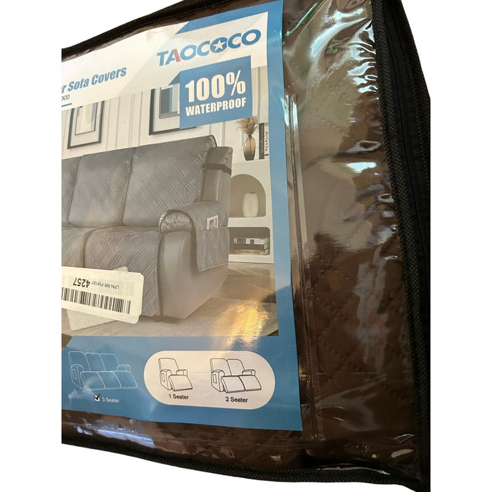 TAOCOCO Waterproof Recliner Couch Cover: 3-Seat Sofa Protector Durable & Stylish