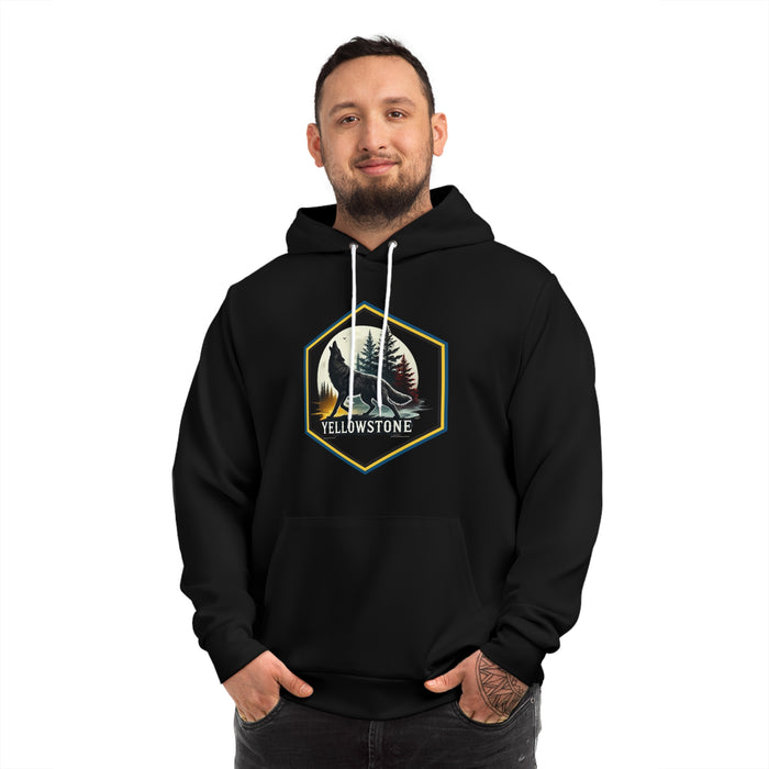 Yellowstone National Park Predator Eyes Unisex Hoodie Cozy  Durable