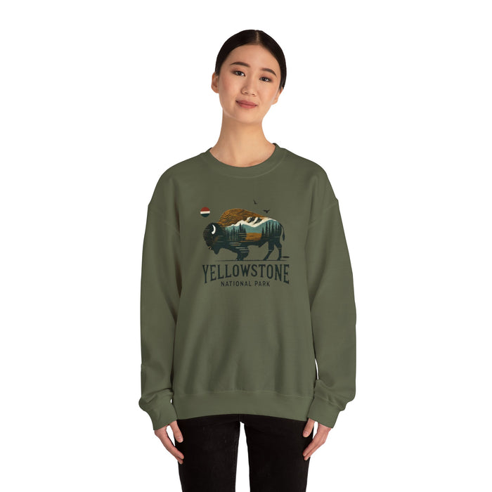 Yosemite National Park Unisex Heavy Blend Crewneck Sweatshirt Camping Sweatshirt Womens Sweatshirt Mens Sweatshirt