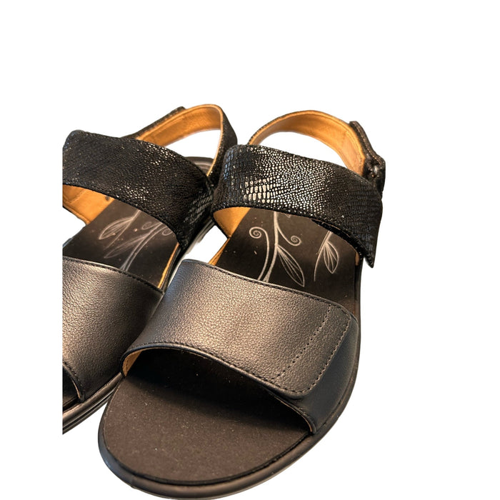 Revere Como Women's Sandals – Luxurious Leather, Ergonomic Arch Support, SZ 8 W