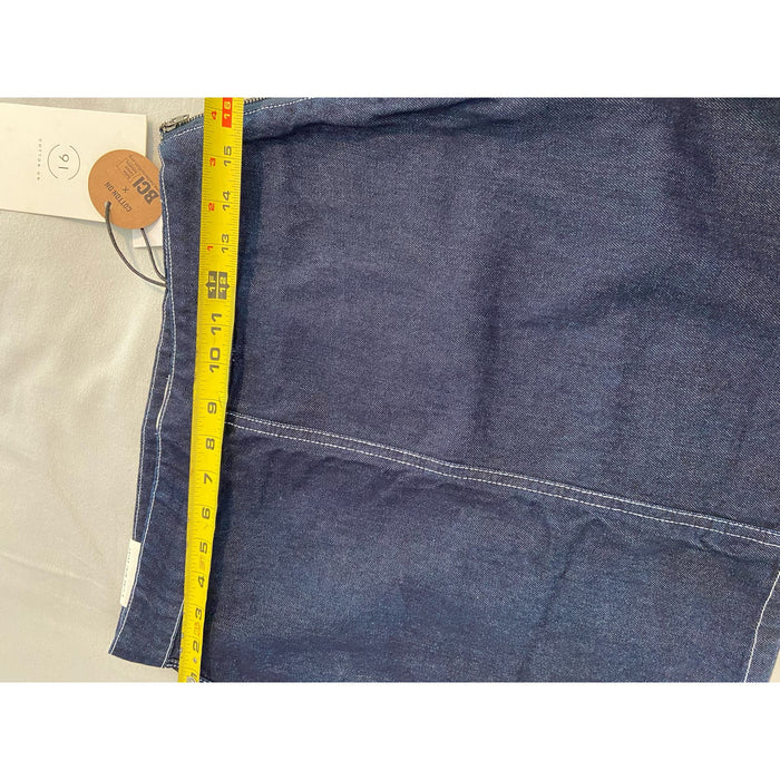 Cotton On Contrast Stitch Denim Classic Skirt Size 6 * wom170