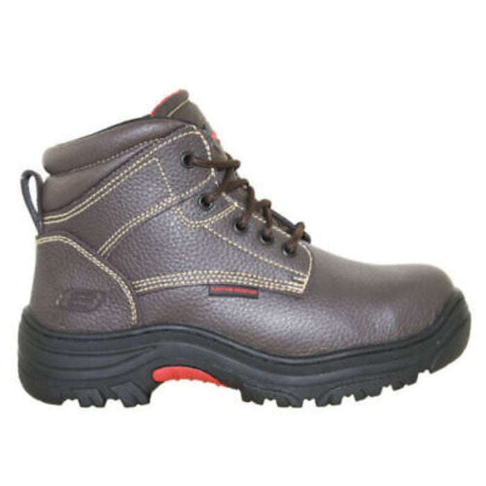 Skechers Men's Burgin-Tarlac Industrial Boot, Brown, Size 10