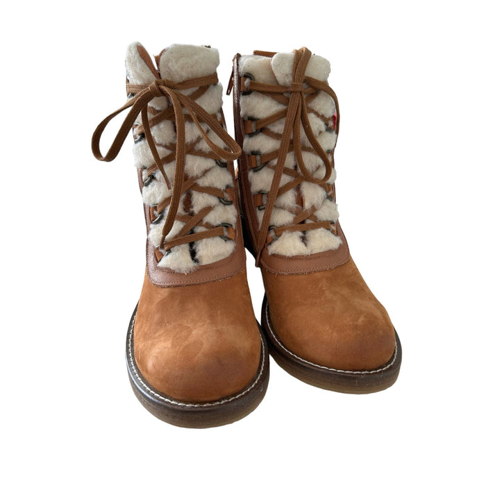 Bueno Teddy Tobacco Nubuck Boots - Rugged and Cozy Footwear EU 41 U.S. 10.5