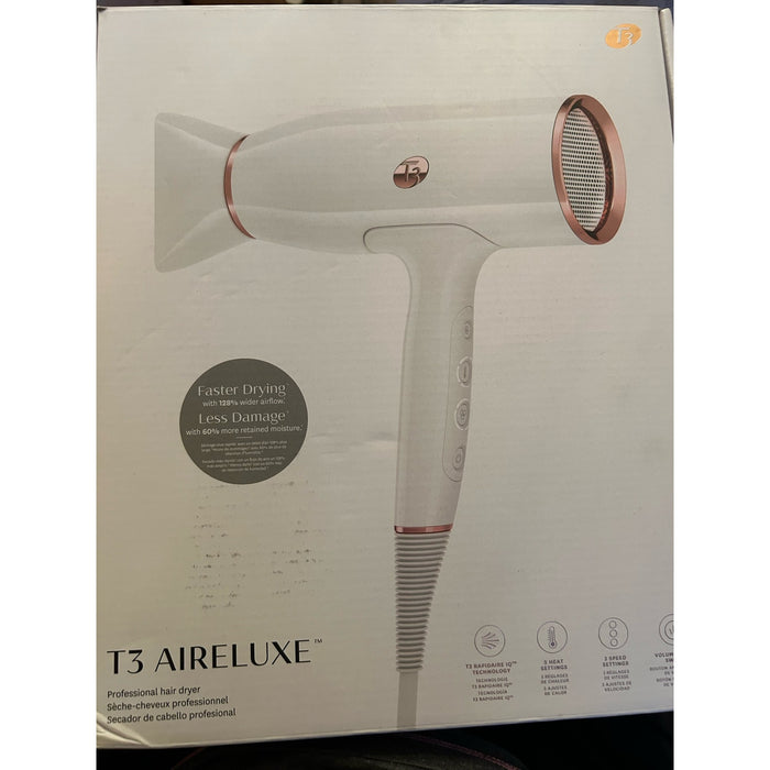 T3 AireLuxe Digital Ionic Hair Dryer Fast Drying Multiple Heat & Speed Settings