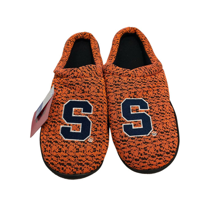 FOCO Mens NCAA Syracuse Orangemen Poly Knit Slippers SZ XL