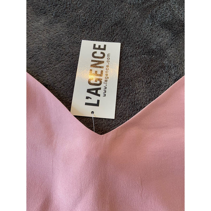 L'AGENCE Silk Charmeuse Camisole Tank - Blush - Size XS MSRP $180 WTS26