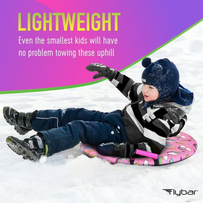 Flybar Kids 26” Foam Saucer Disc Snow Sled 6+