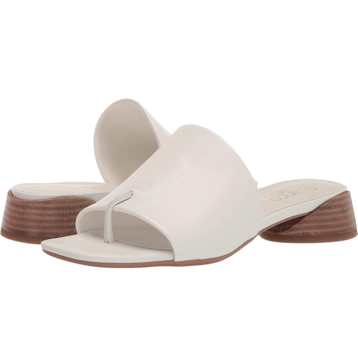 Franco Sarto Women's Loran Slide Sandal - Size 7 Womens White Slip On Shoes