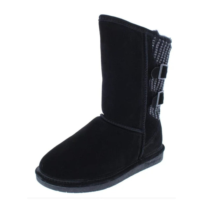 DreamPairs Fur Lined Women's Boots, Size 4, Black - MSRP $49.99