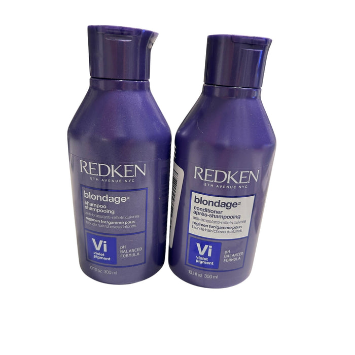 Redken Blondage Shampoo and Conditioner Set 10oz for Blonde Hair