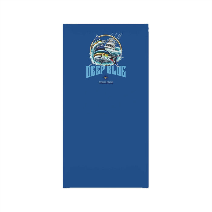 Deep Blue Offshore Fishing Lightweight Gaiter, Moisture-Wicking Neck Protection (BLUE)