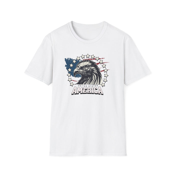 United States of America Patriotic Eagle T-Shirt   American Flag Design