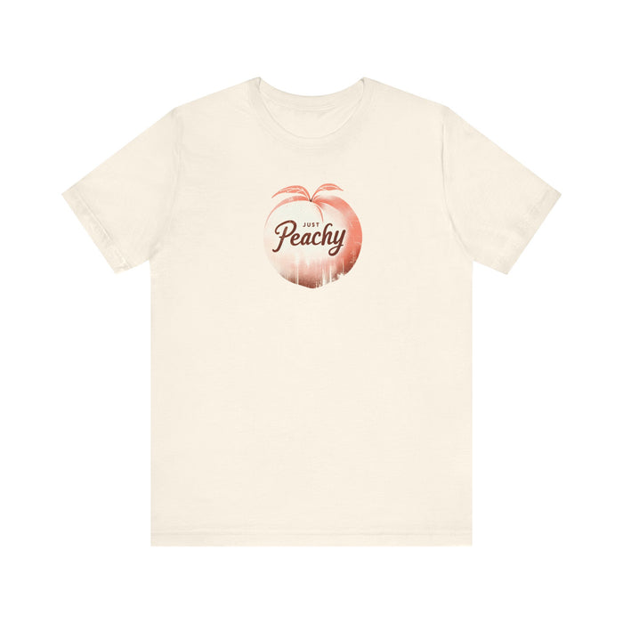 Just Peachy Shirt Summer Shirts, Cute Womens Shirt, Retro Summer Shirt, Gifts For Peach Lovers, Summer Vibes Shirt Moms Gift Girlfriend Gift