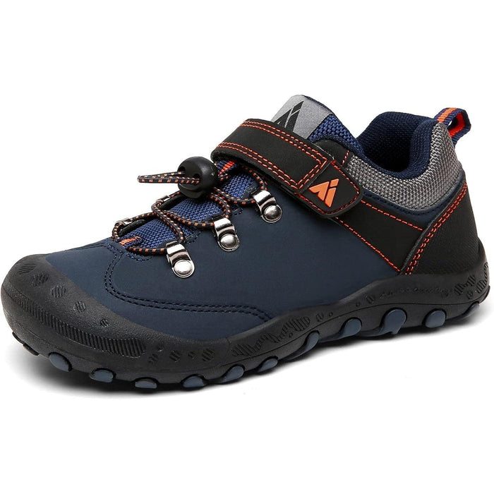 Mishansha Boys' Lightweight Water-Resistant Hiking Sneakers - Size 5 - Blue