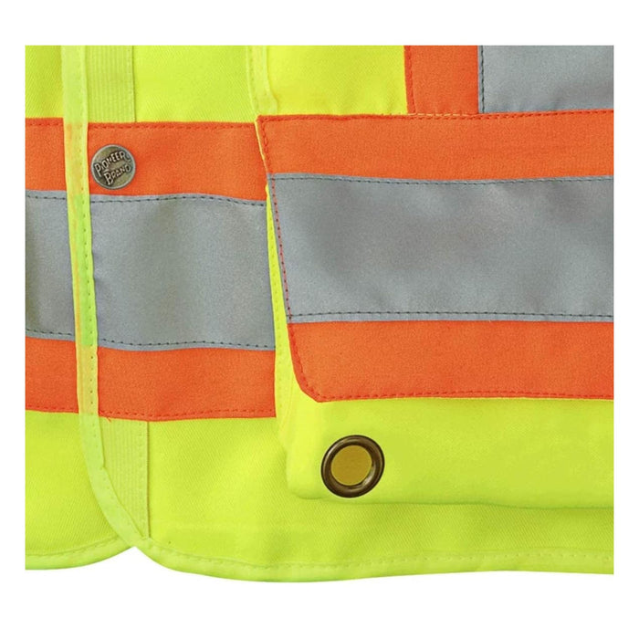 "Pioneer High Visibility Surveyor Safety Vest, Size L"