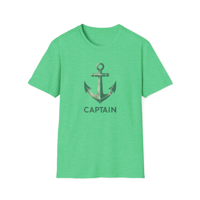 Captain Tee Stylish Nautical Seaside Anchor Tee | Unisex Soft-Style Comfort Shirt Great Gift, Husband Gift, Boyfriend Gift, Boat shirt