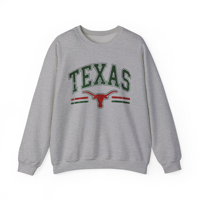 Texas Pride Unisex Heavy Blend Crewneck Sweatshirt | Warm Durable Travel Vacation Shirt