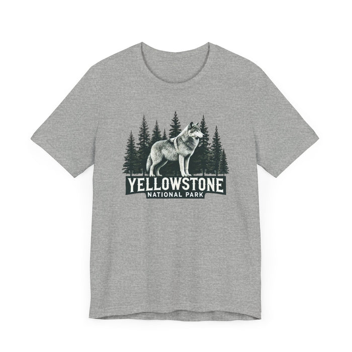 Yellowstone National Park Unisex Jersey Short Sleeve Tee Camping Tshirt Hiking Explore