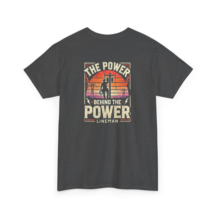 Lineman Graphic Unisex Heavy Cotton Tee | Great Gift for Linemen