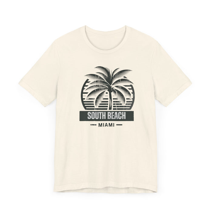 South Beach Serenity: Unisex Palm Trees Tee, the Ultimate Gift for Every Occasion Boyfriend Gift, Girlfriend Gift
