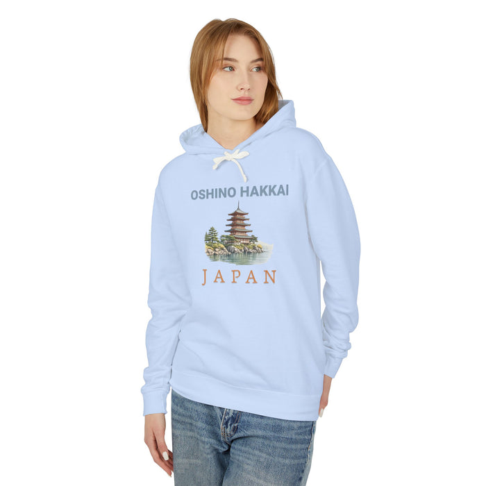 Oshino Hakkai, Japan Hoodie Unisex Travel Adventure Hoodie for Outdoor Explorers