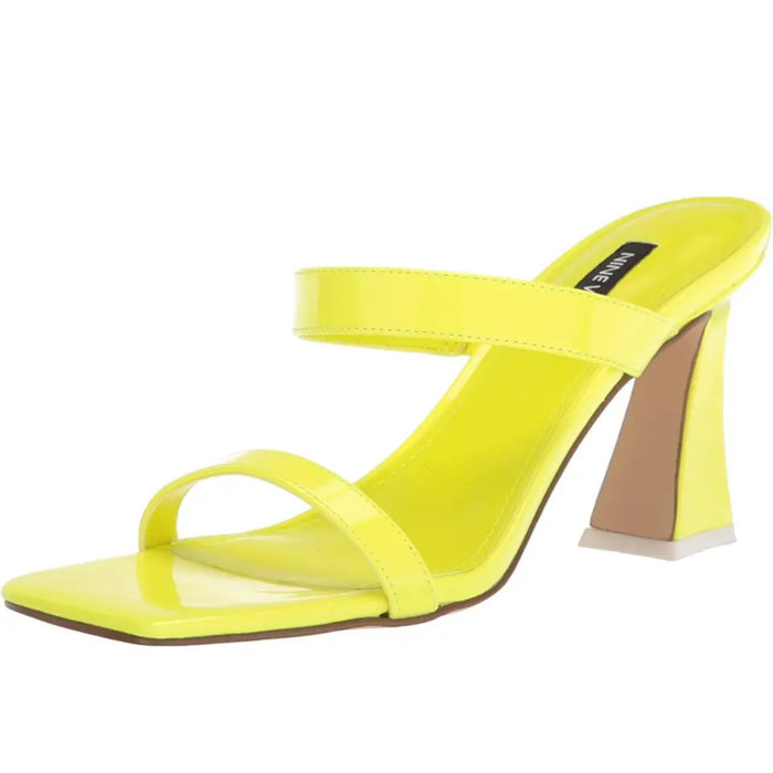 NINE WEST Women's Darlb Dress Slide Sandals, Size 10.5 Slip On Heel Shoes