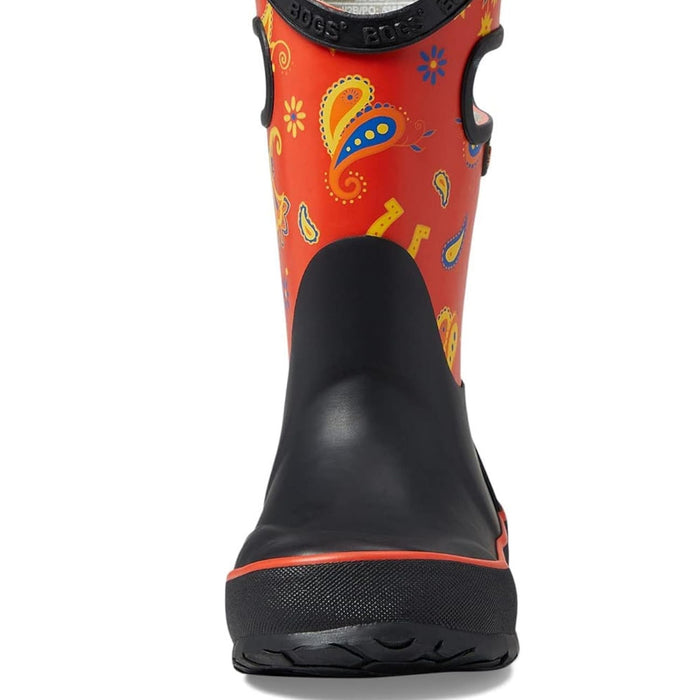 BOGS Unisex-Child Rain Boot Western: 100% Waterproof, Calf-High, SZ 12