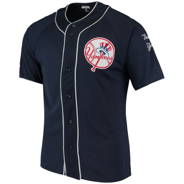 MLB New York Yankees Adult Button-Down Jersey Size L . Men 833 *