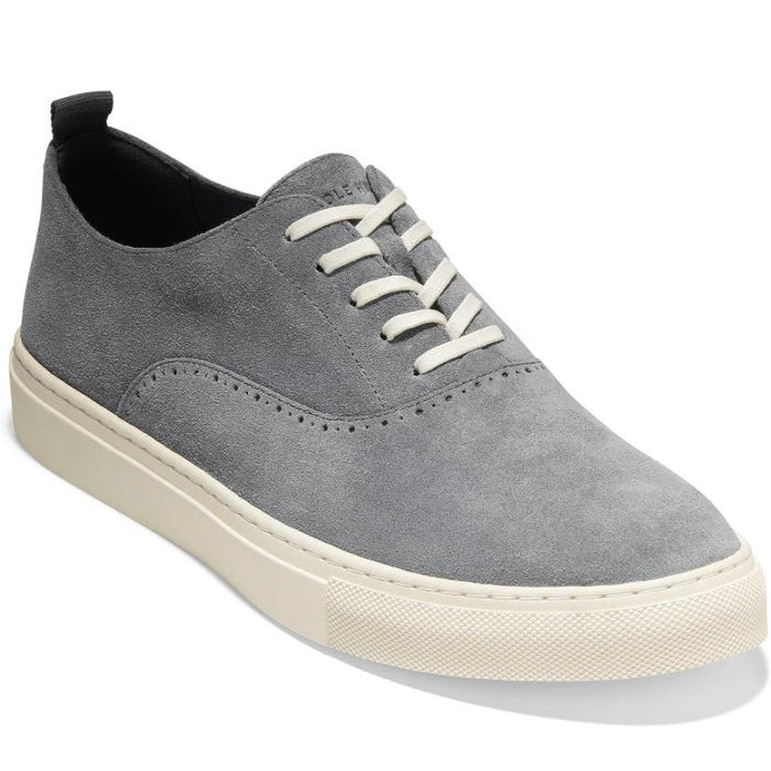 Cole Haan Winslow Plain Toe Sneaker, Grey Suede, Size 8.5 Mens Shoes MSRP $160