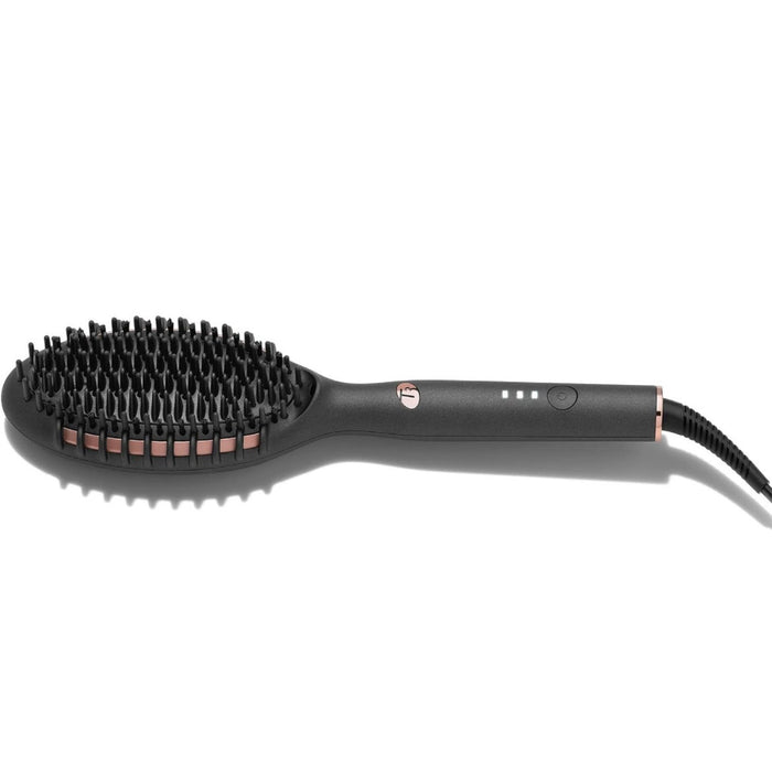 T3 Edge Heated Smoothing & Styling Brush | Rapid HeatIQ Technology Ion Generato