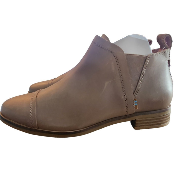 TOMS Women's Reese Bootie in Taupe Grey, Size W7 - $89.99 MSRP