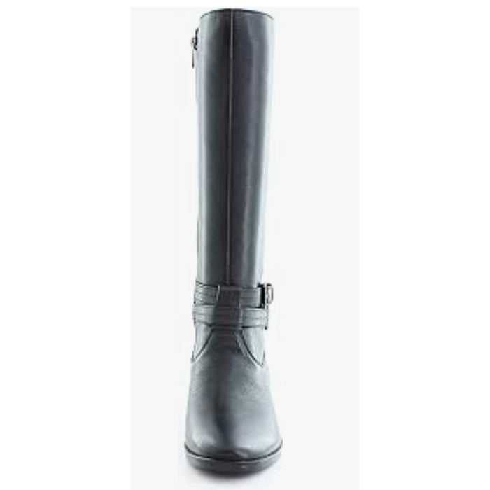 Naturalizer Reid Womens  Wide Calf Boots. US Size 7W-WC  - BLACK