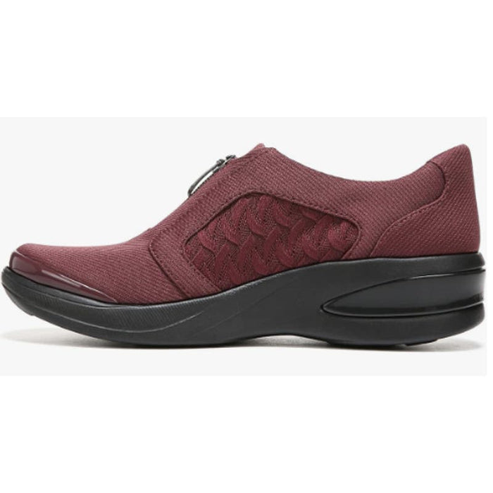 "BZees Women's Florence Loafer Sneaker, Wine Red, Size 10"
