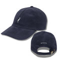 Great Blue Heron embroidered corduroy hat navy front and back view Richmond Virginia Destination Collection Trini Skies